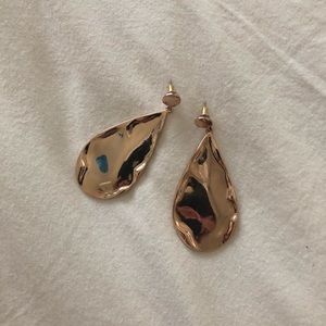 Express Rose Gold Statement Earrings